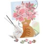 Pictura pe numere Tablou Canvas femeie cu flori in cap